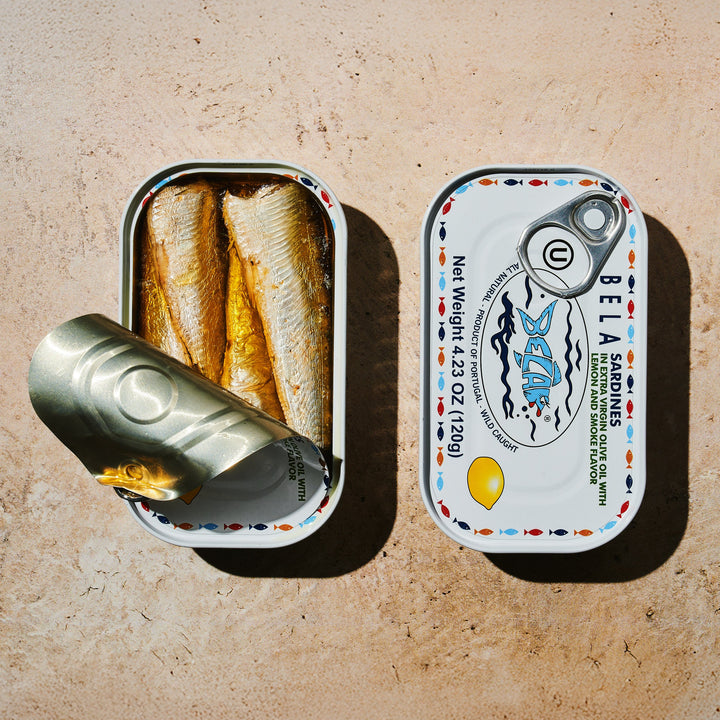 Sardines in Extra Virgin Olive Oil with Lemon and Smoke Flavor -3 Pack