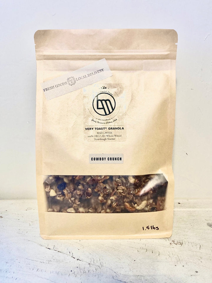 ‘Very Toasty' Granola w Sourdough Starter- COWBOY CRUNCH 1.5lbs! image 2